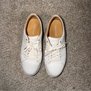 Cole Haan Classic White Lace-Up Shoes